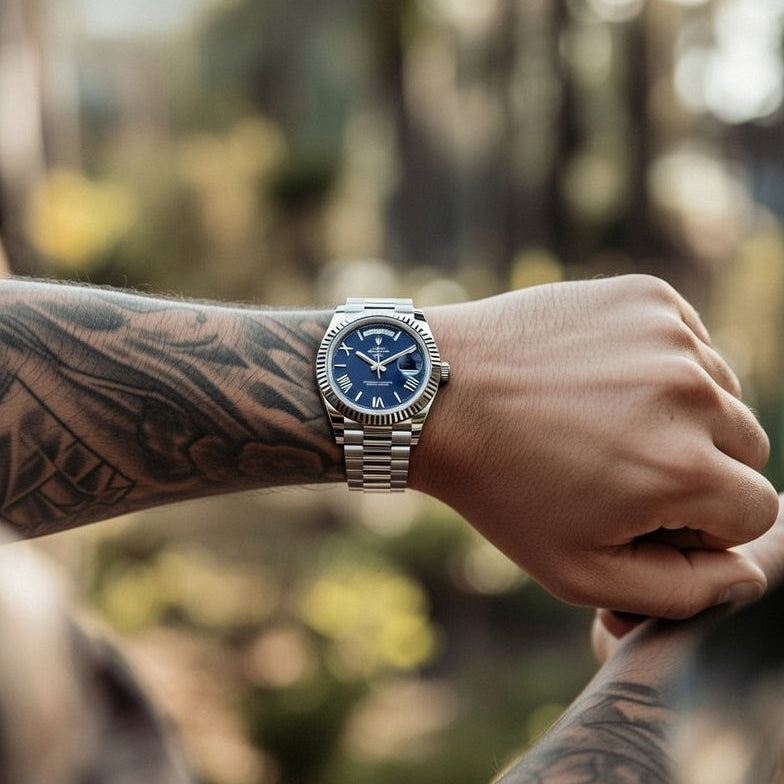 THE DAY DATE - Oceanic Blue