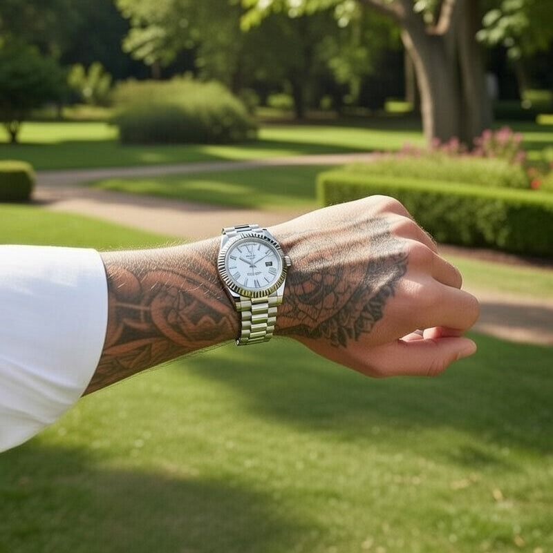 THE DAY DATE - White Ice