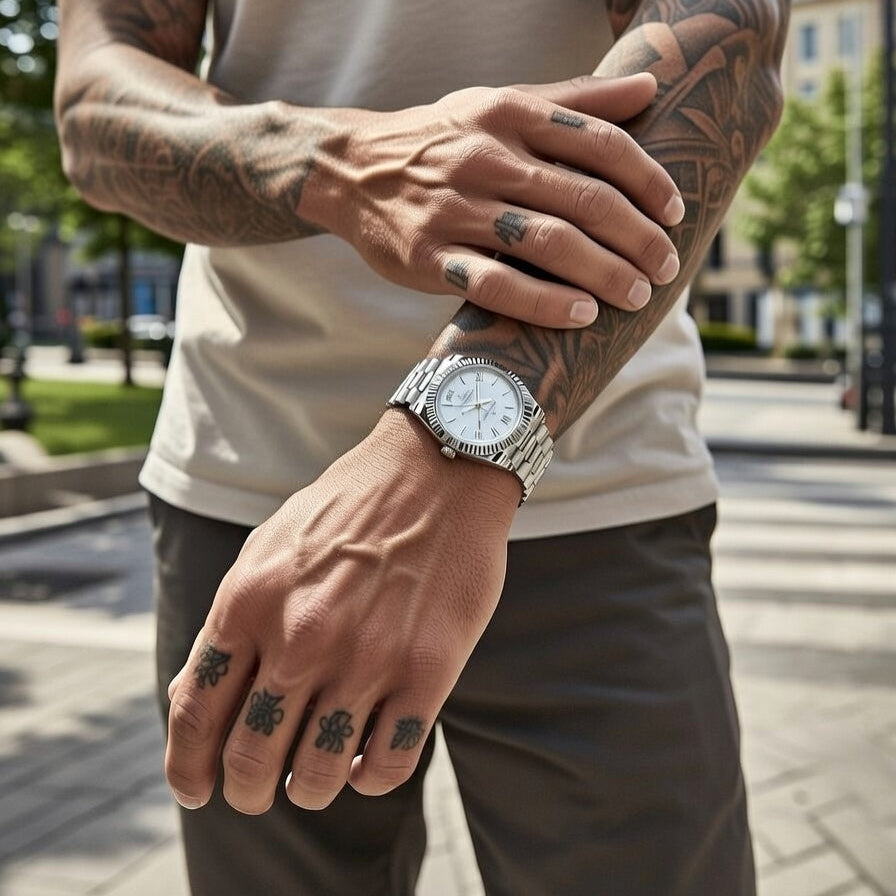 THE DAY DATE - White Ice