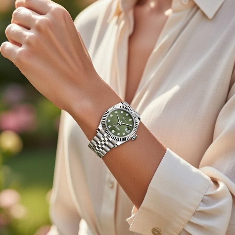 THE LADY DATE - Olive Green