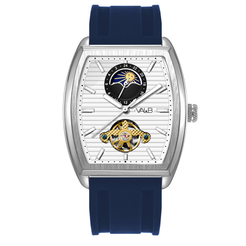 Lunar Silver Navy Blue